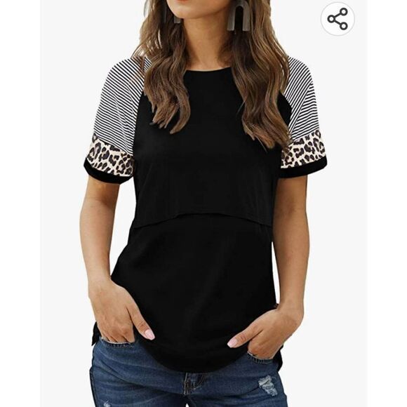 NWT SMALLSHOW MATERNITY TOP - Picture 1 of 10